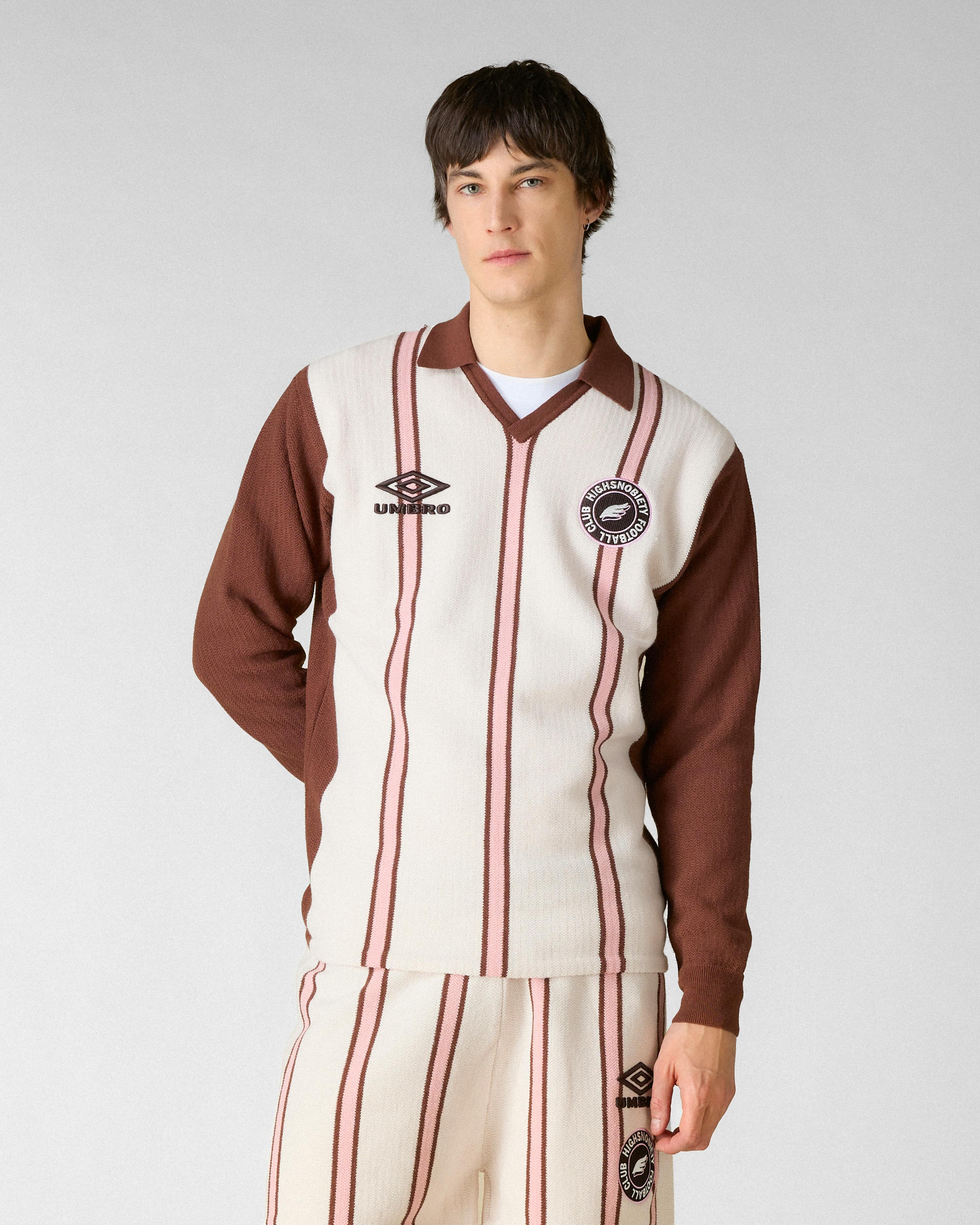 Umbro – Striped Knit Long Sleeve