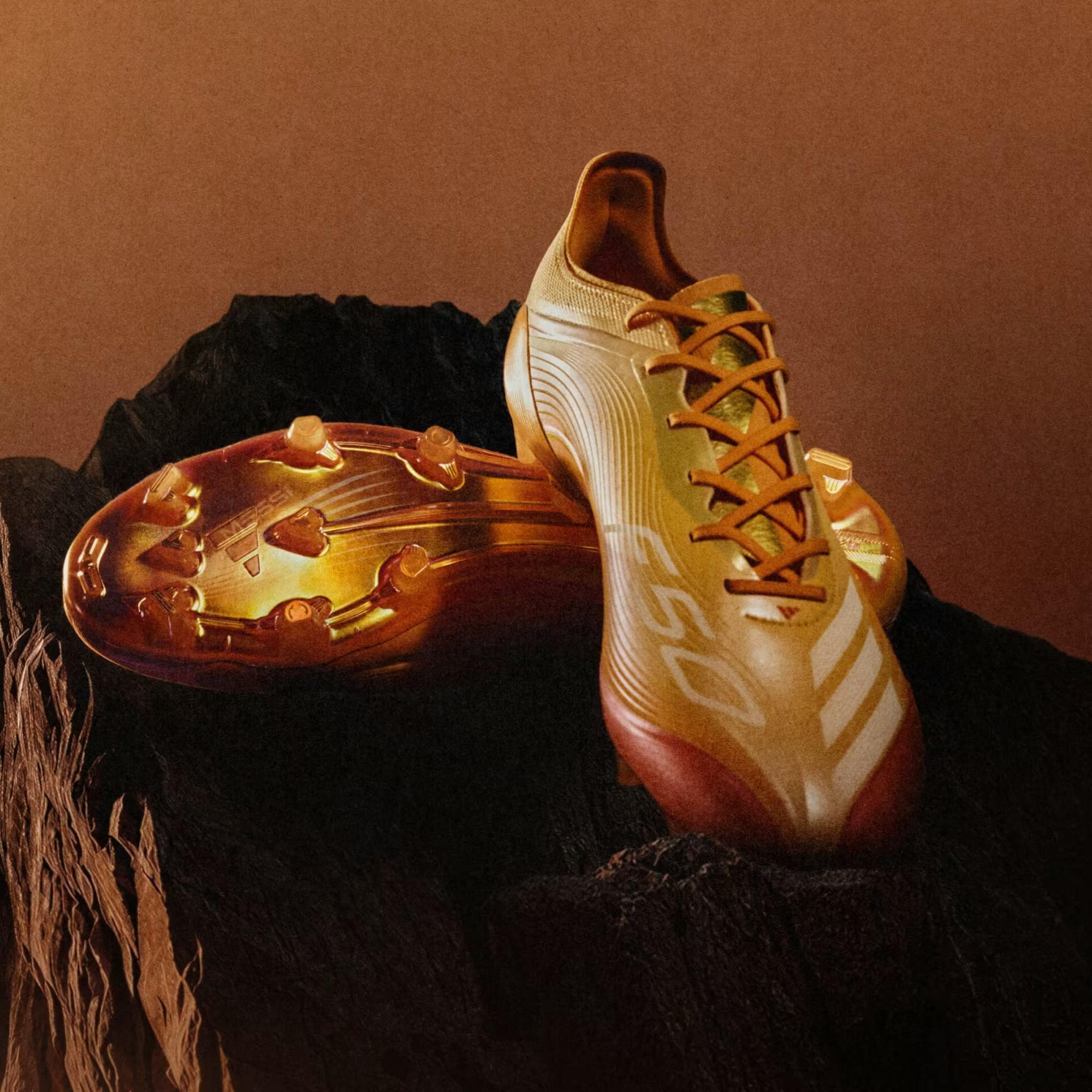 Only Golden adidas Cleats For Messi, Soccer's Golden Child