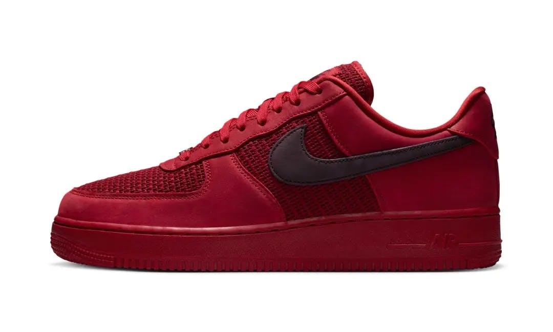 The Nike Air Force 1 Woven Tough Red Is Tonal Perfection