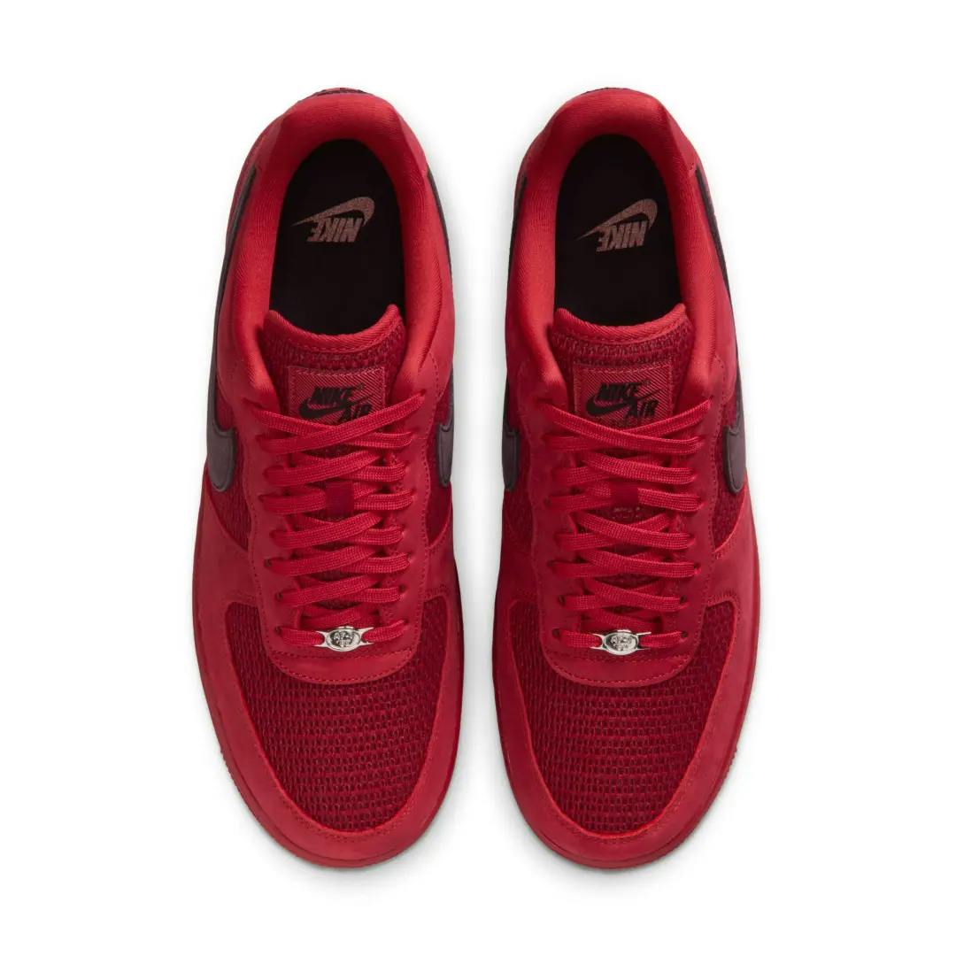 The Nike Air Force 1 Woven Tough Red Is Tonal Perfection