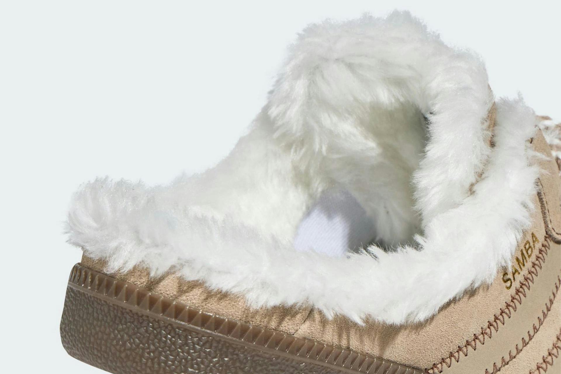 The UGG-ification of adidas’ Luxe Samba Slippers