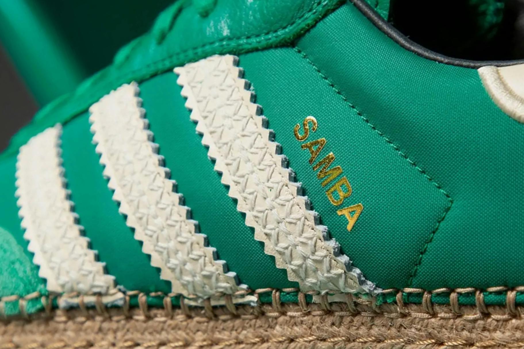Touch Grass? CLOT’s adidas Samba Espadrille Sneaker Wears It Proudly
