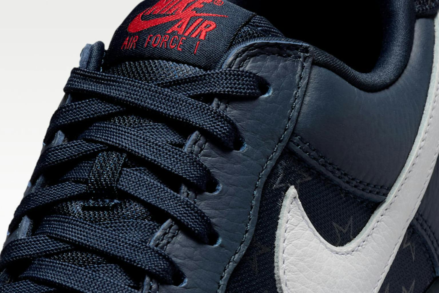Nike Air Force 1 Multi-Color/Obsidian/University Red/White