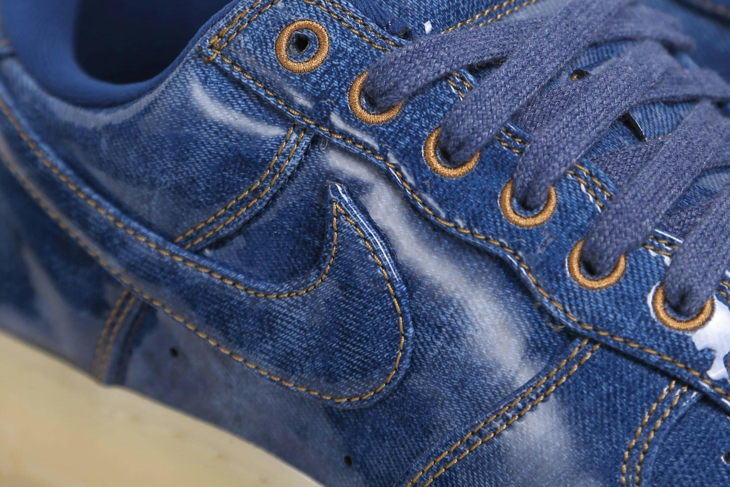 A Denim Nike Air Force 1 So Good, It Comes Glazed