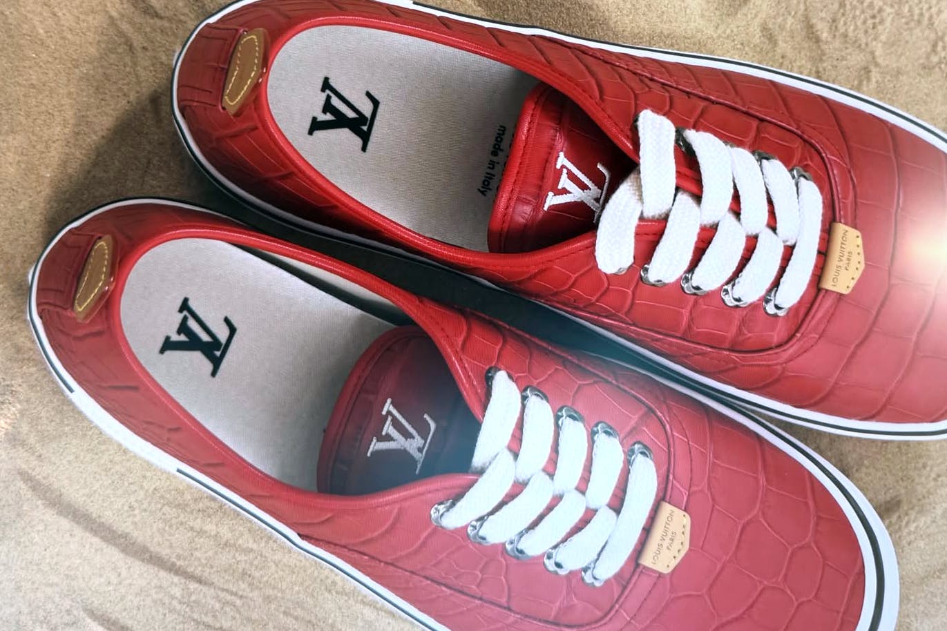 louis vuitton vans skate sneaker shoe