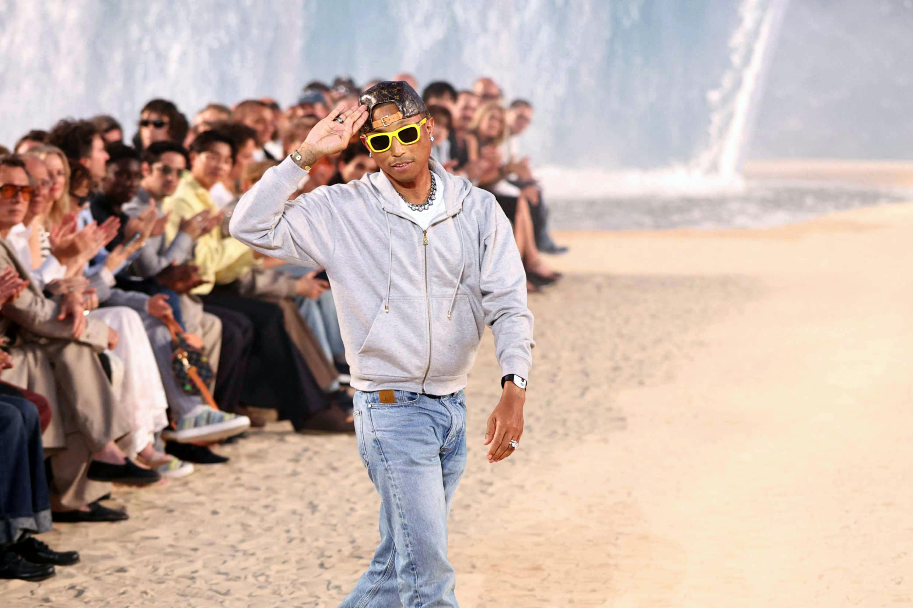 With His Best Louis Vuitton Collection to Date, Pharrell Caught a Wave