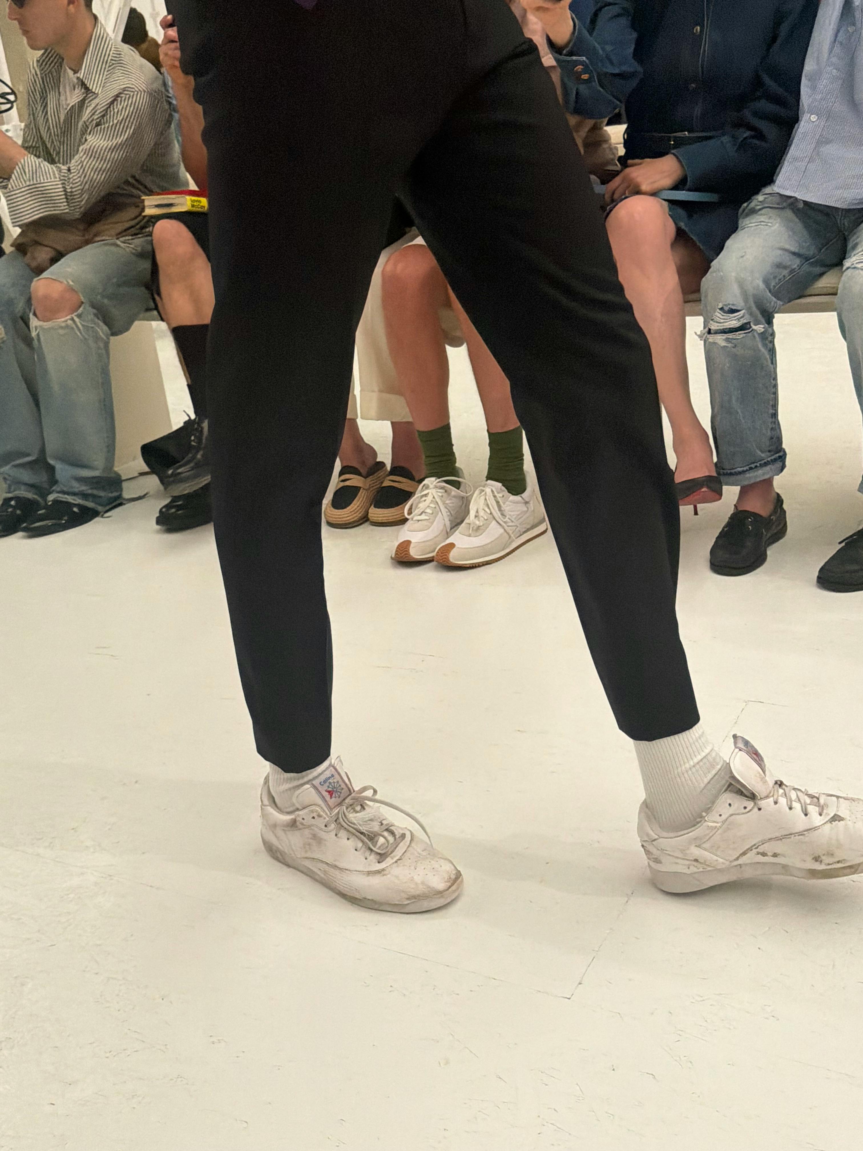 CELINE's First Reebok Sneaker Is Dirtied & Luxe