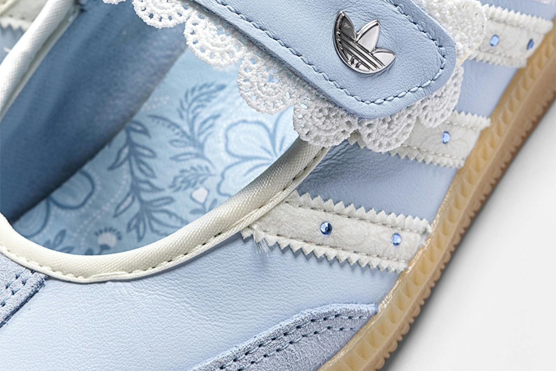 adidas’ Lace-Trimmed Samba Mary Jane Gets a Dose of the Summer Blues