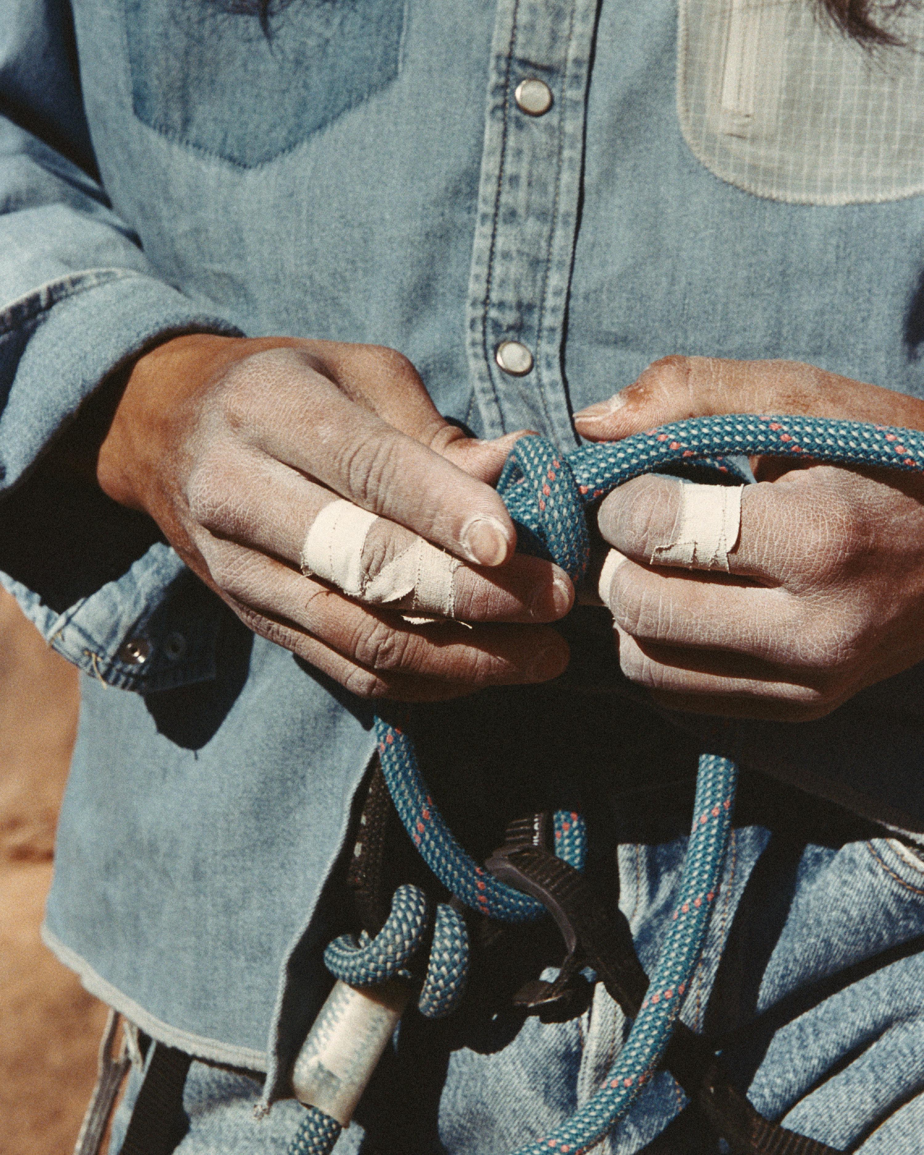 Satisfy Tapped Levi's for a Rockface-Ready Canadian Tuxedo