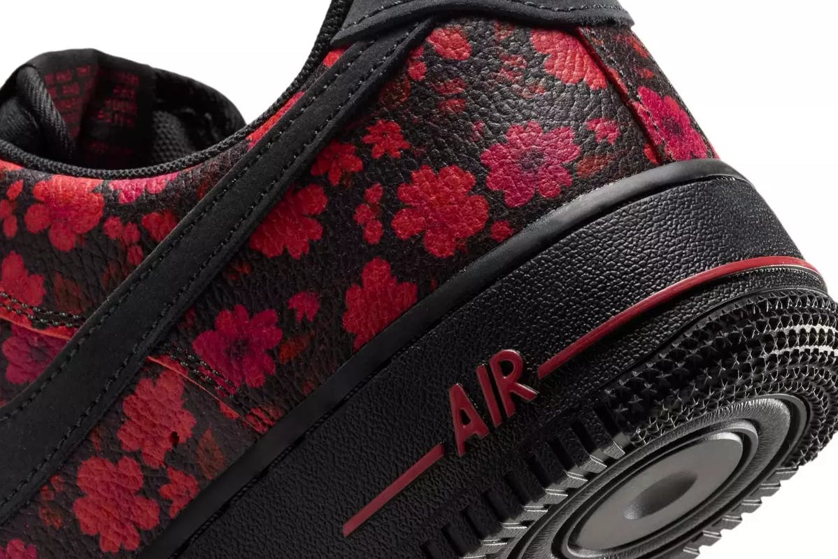 Nike Finally Gives Its Darkest Air Force 1 Its Flowers. Literally