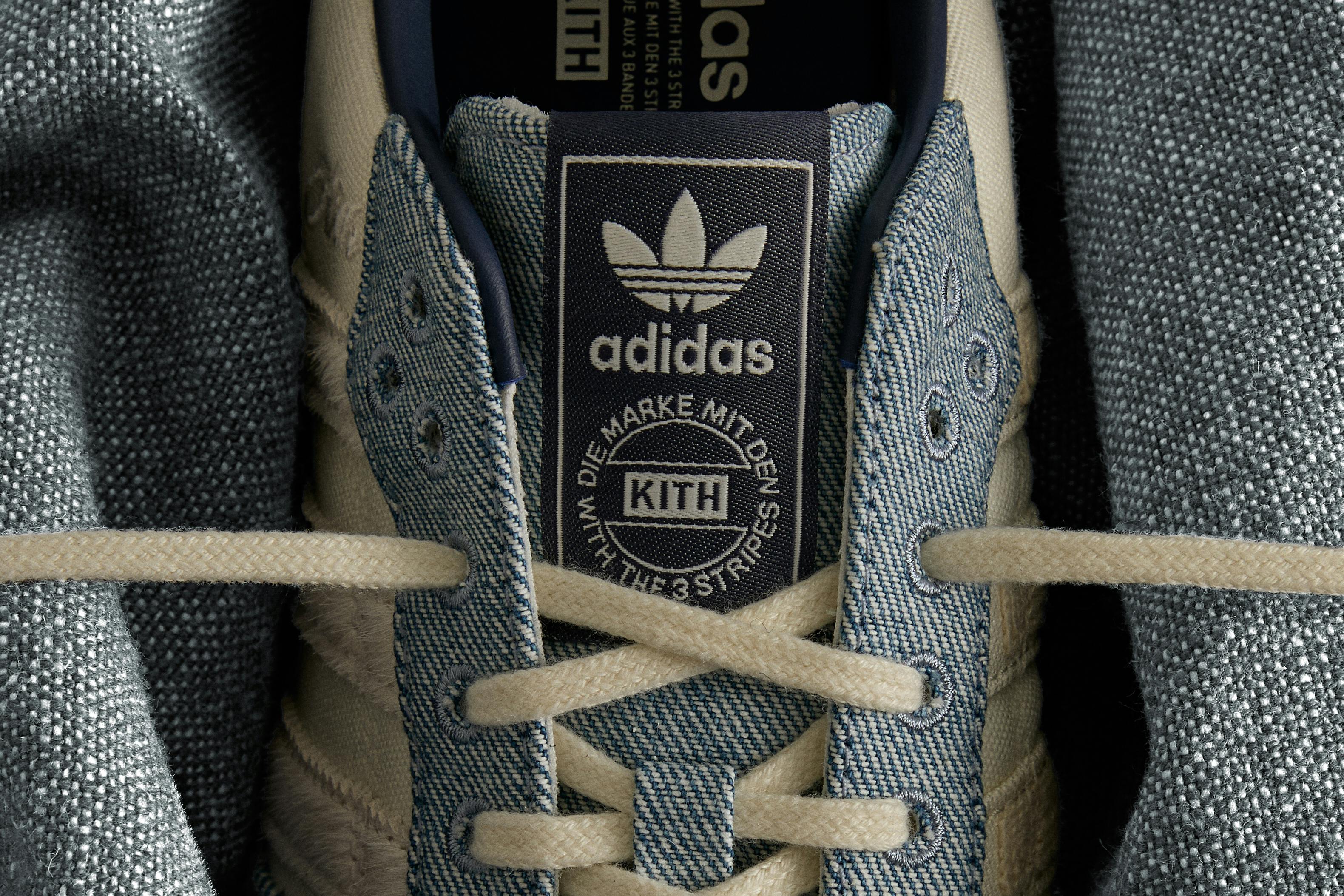 This Crisp adidas Samba Dresses in Kith Denim