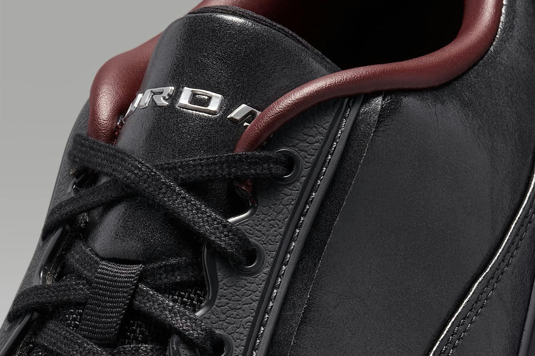 Jordan’s Black Leather Dad Shoe Is the Slickest Yet