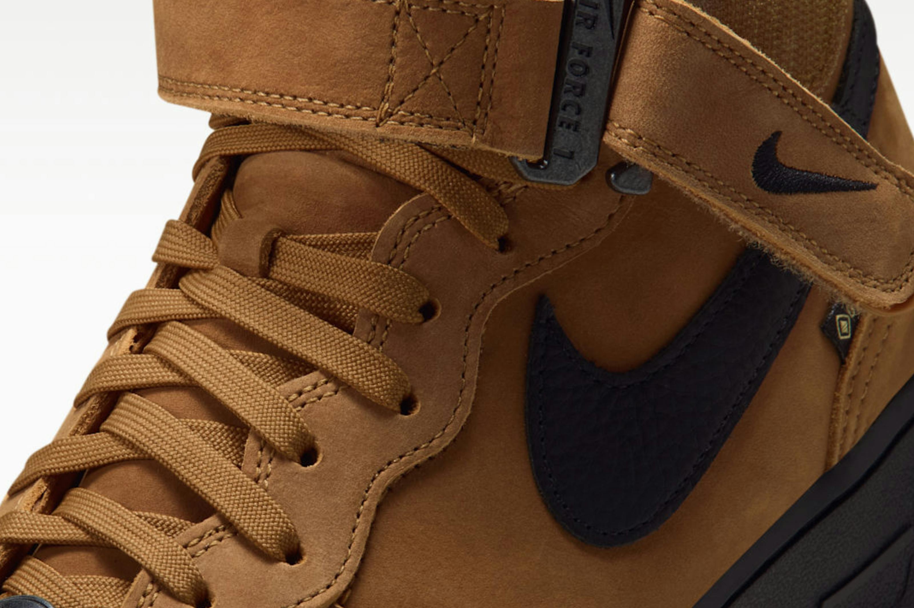 This Butterscotch-Drizzled GORE-TEX AF1 Is Anything but “Mid”