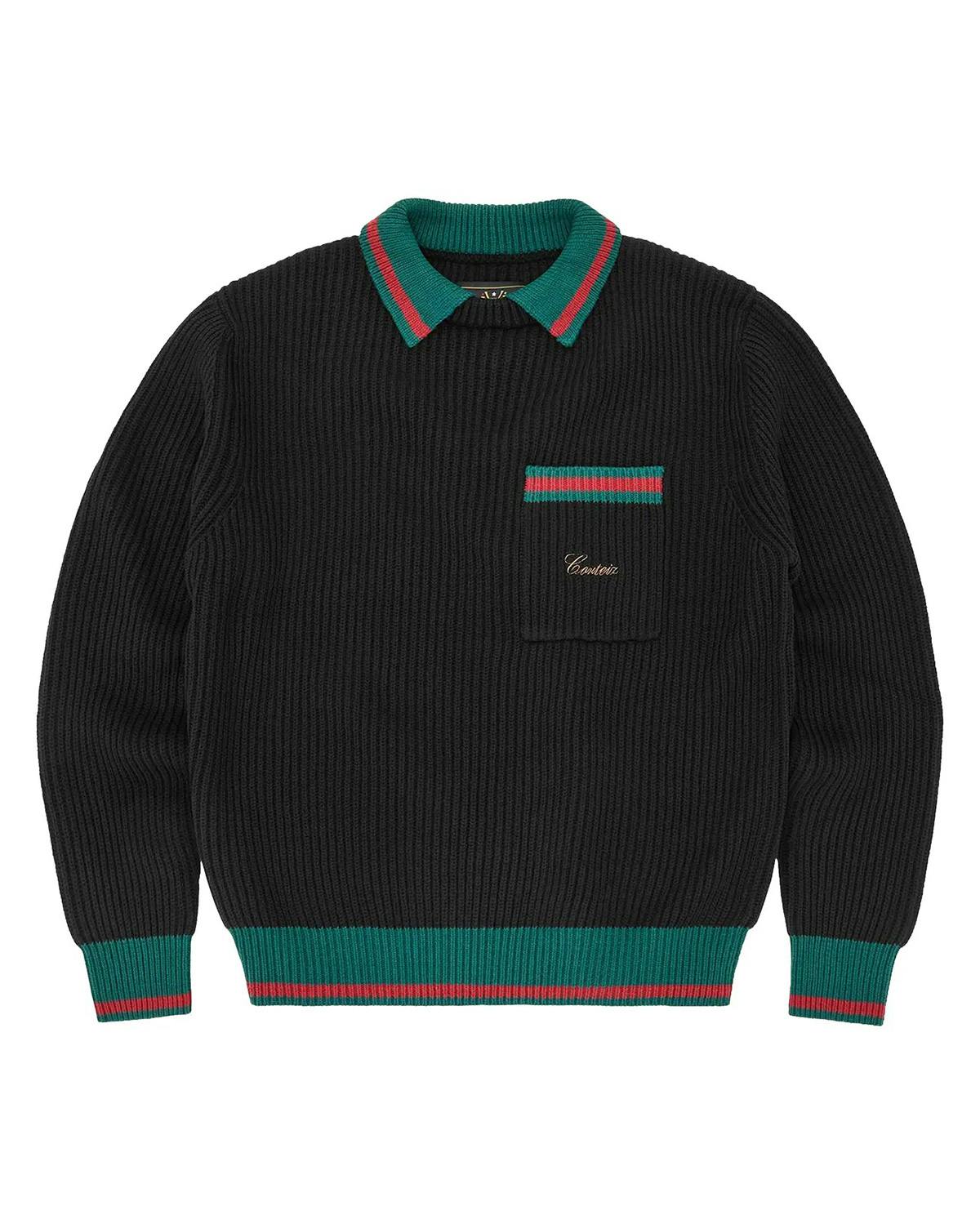 Corteiz – Corteiz Gianni Knit Polo Sweater