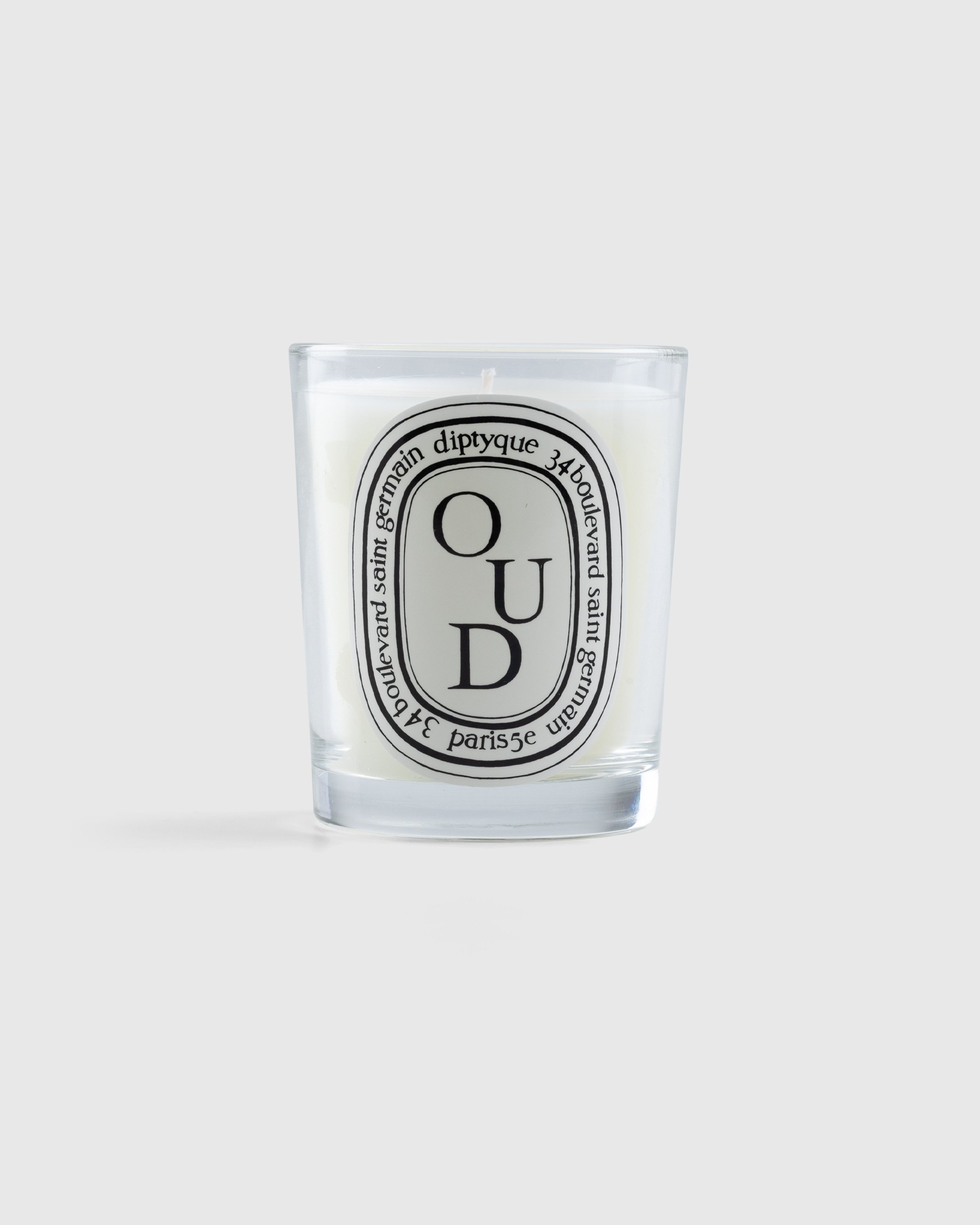 Diptyque – Standard Candle Oud 190g - Candles - White - Image 1