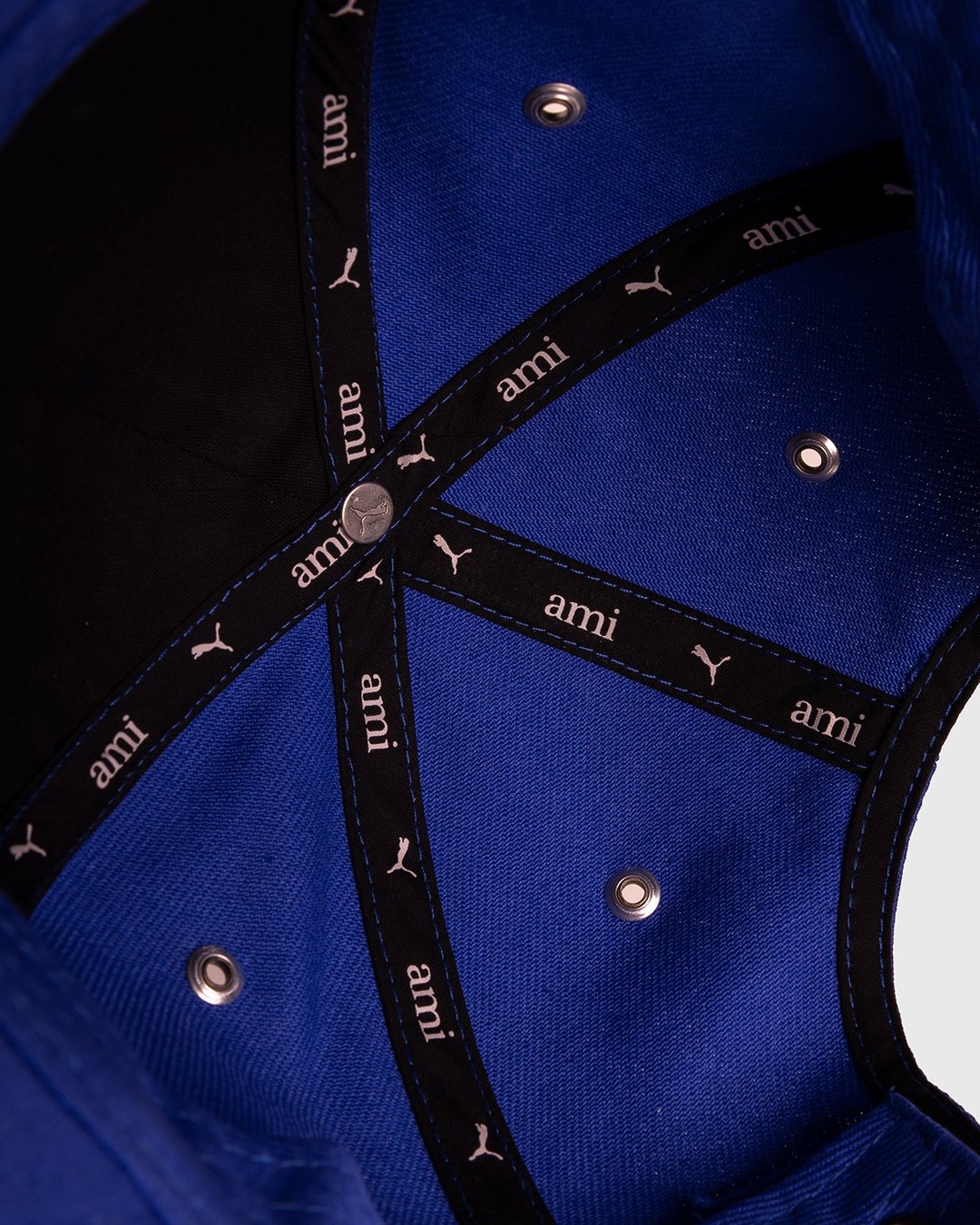 Puma x AMI – Low Curve Logo Cap Dazzling Blue - Hats - Blue - Image 5