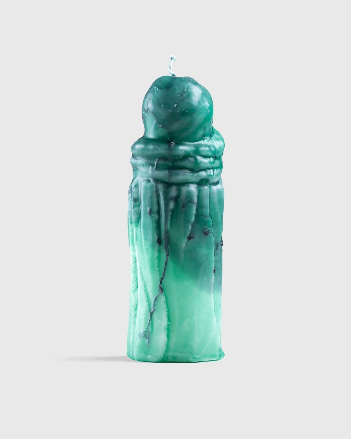 Laura Welker – Hand Carved Wax Candle Green - Candles & Fragrances - Green - Image 1