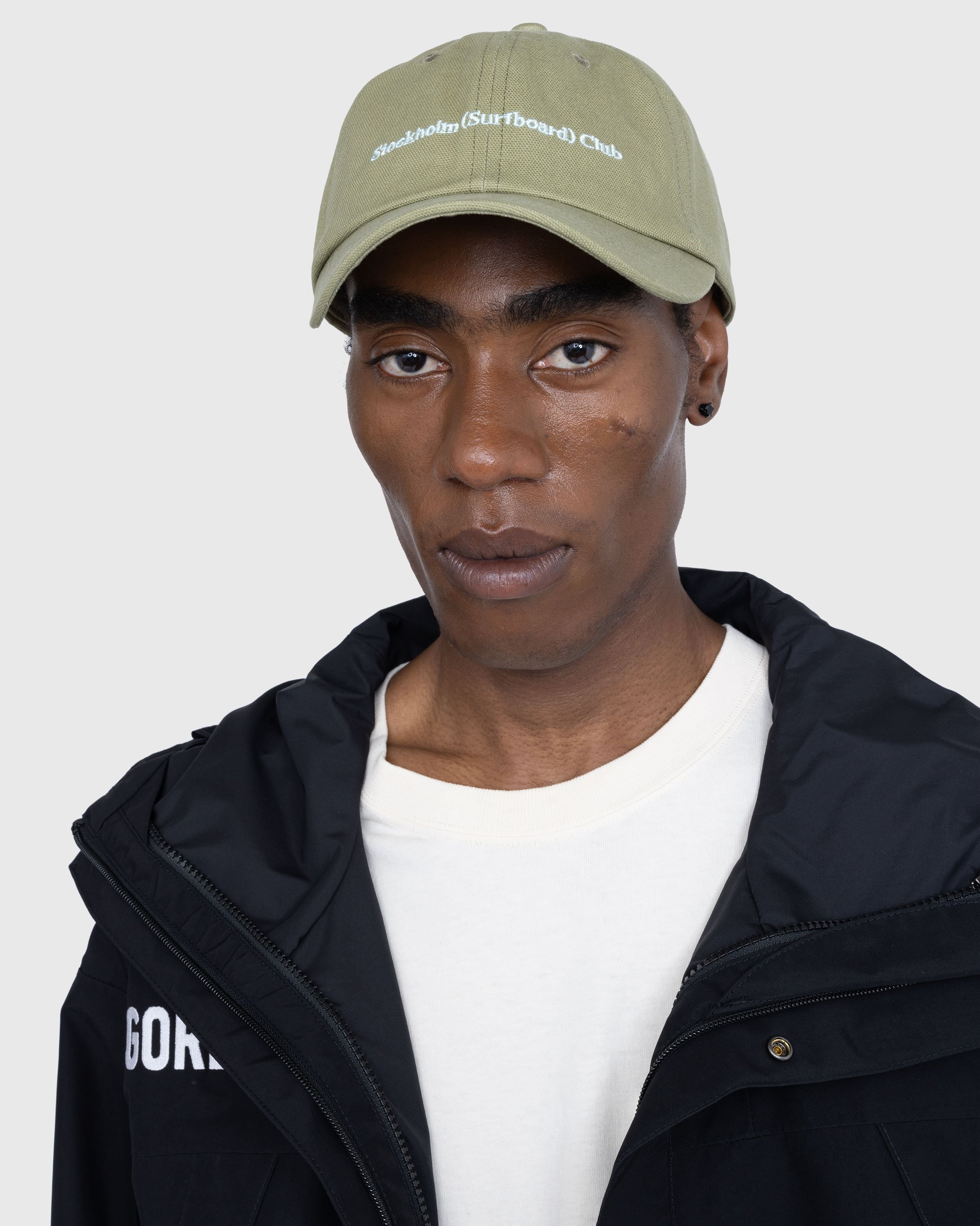Stockholm Surfboard Club – Pac Cap Olive - Hats - Green - Image 4
