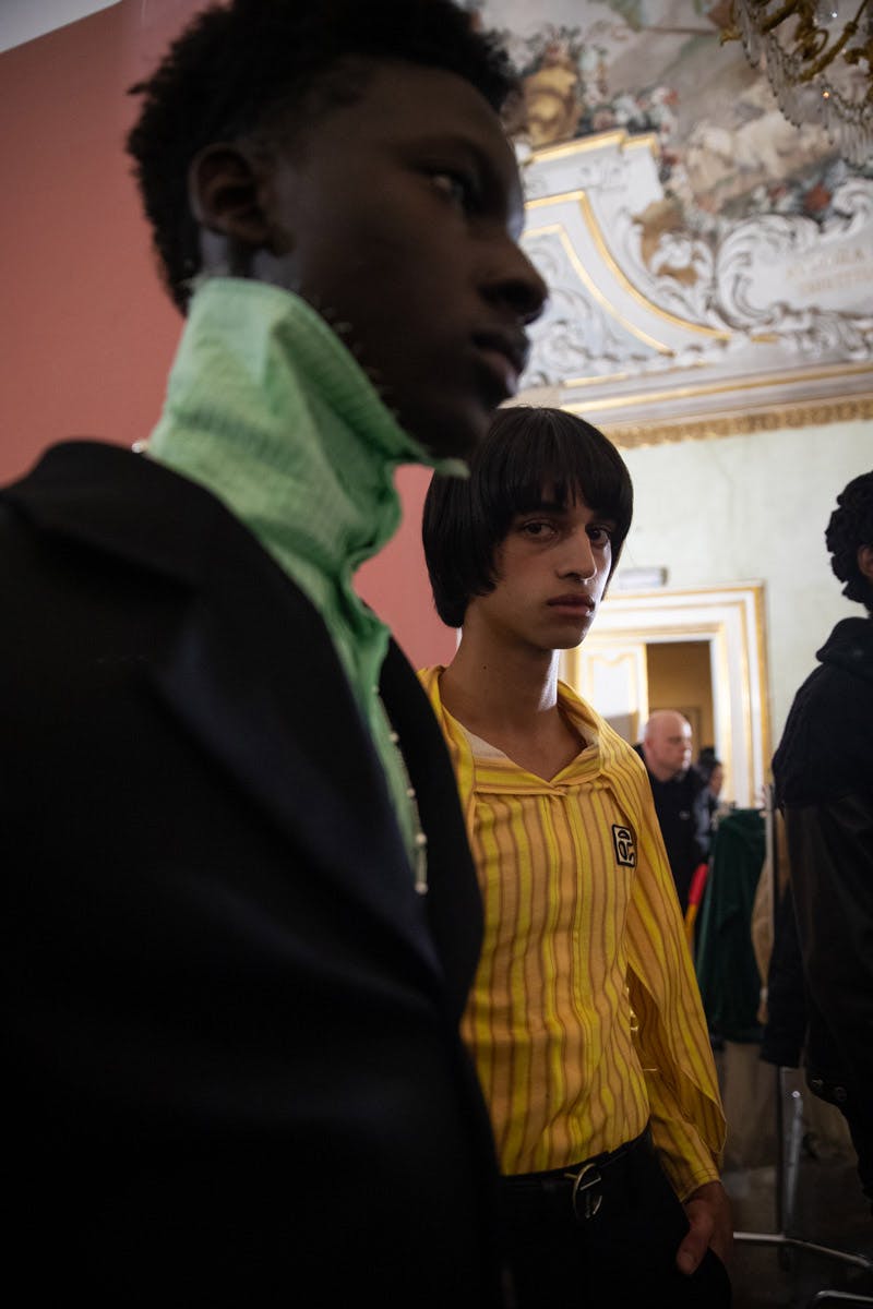 Telfar backstage Fall/Winter 2020 