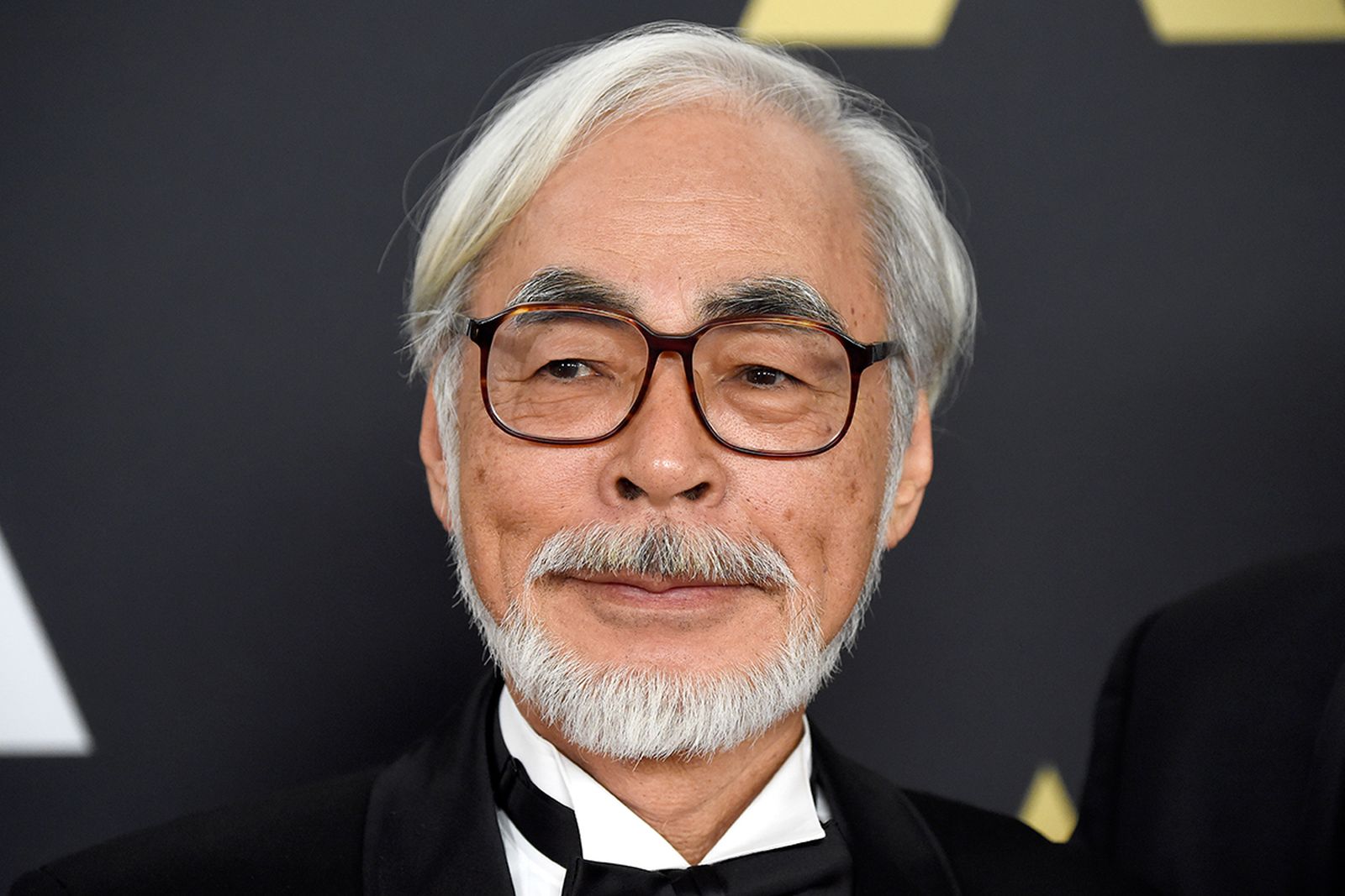 Hayao Miyazaki tuxedo Oscars