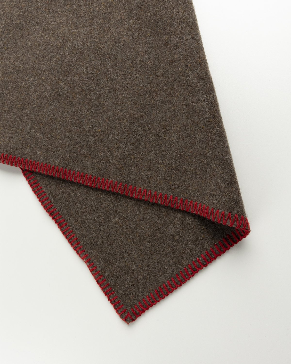 Woolrich – Recycled Wool Blanket Cape Brown - Outerwear - Brown - Image 6