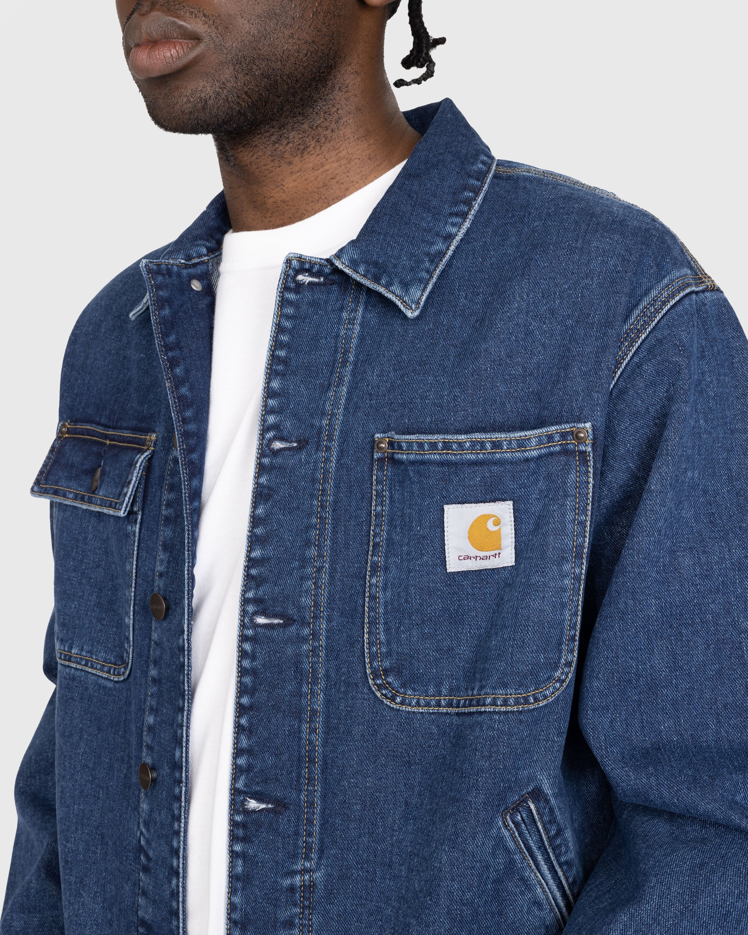 Carhartt WIP – Saledo Jacket Stonewashed Blue - Outerwear - Blue - Image 4