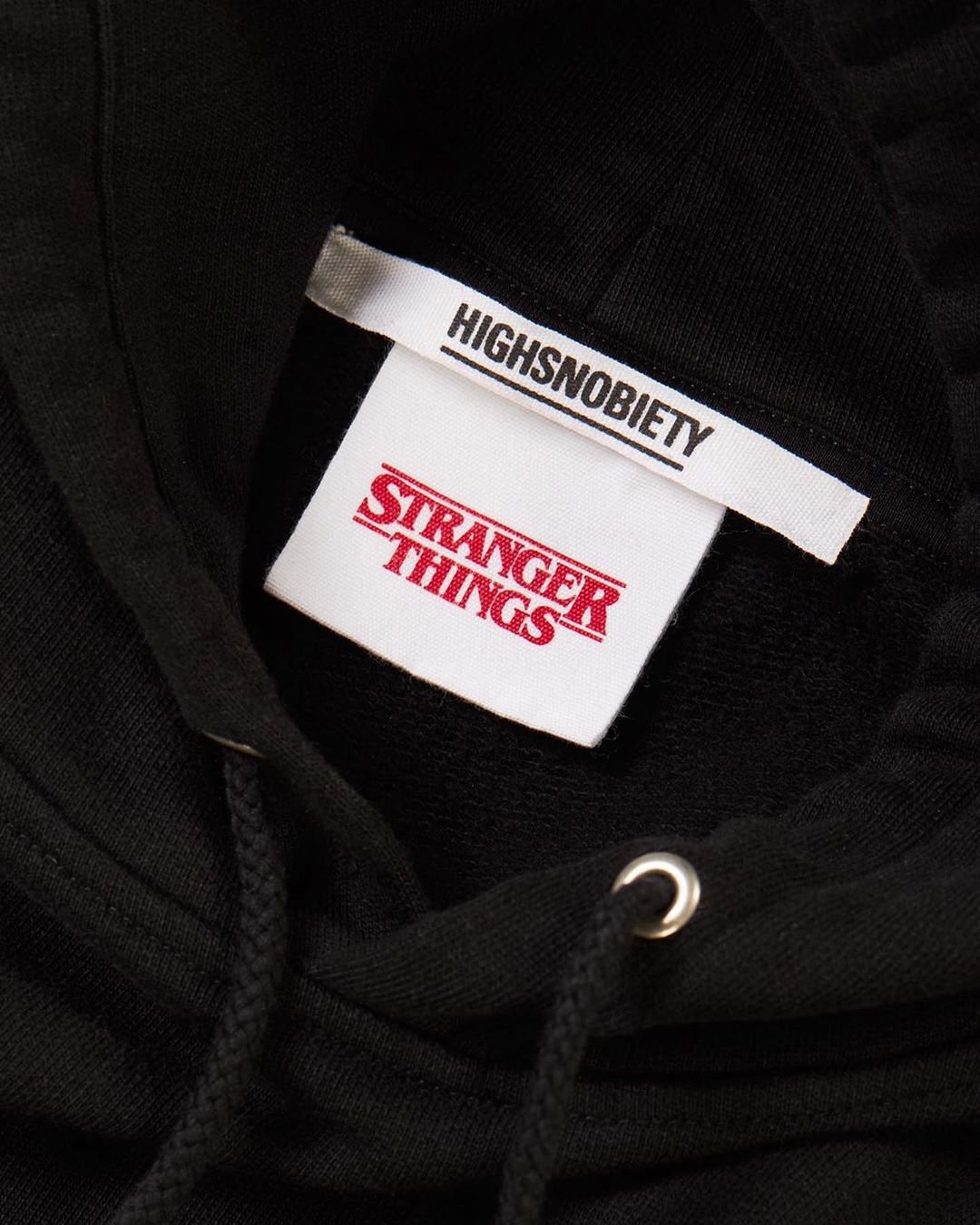 Highsnobiety – Stranger Things Logo Hoodie Black - Hoodies - Black - Image 3