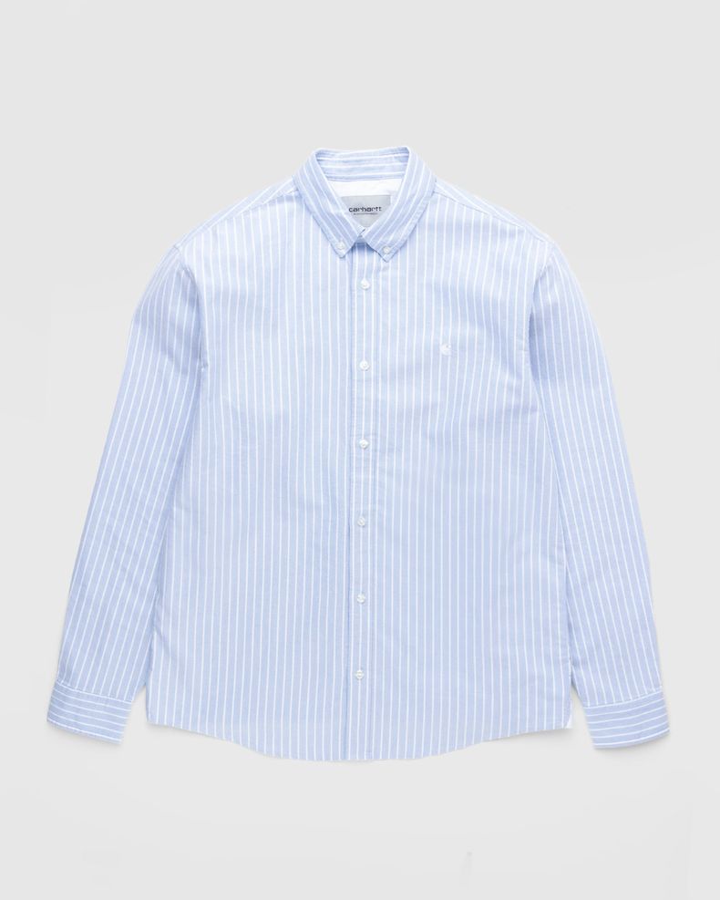 Carhartt WIP – Dabney Stripe Shirt Bleach/White