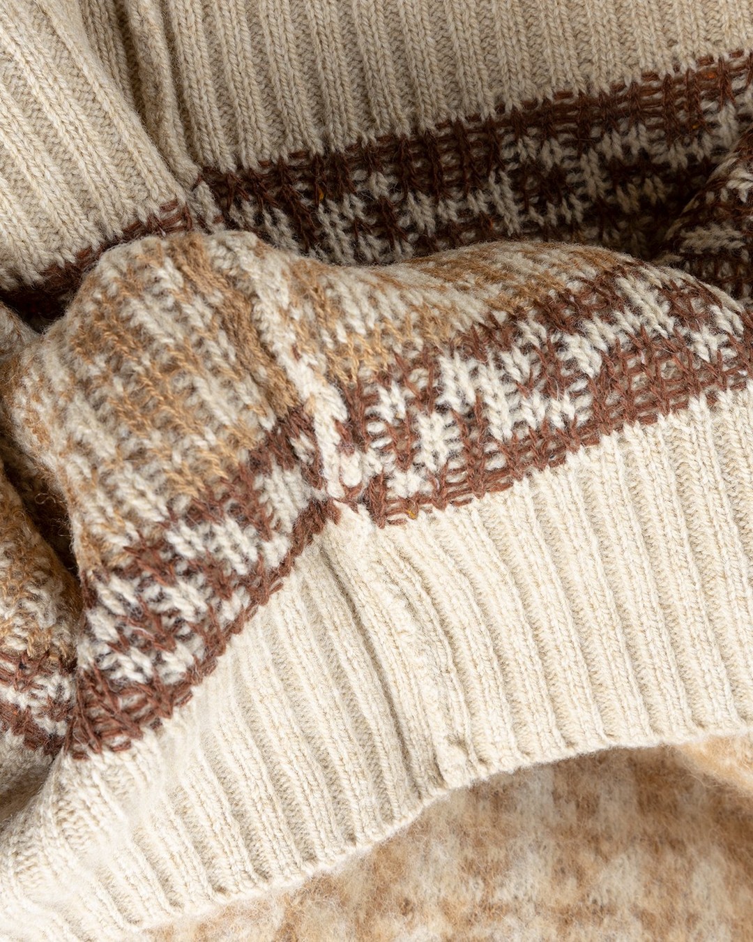 Acne Studios – Knit Sweater Beige - Knitwear - Beige - Image 5