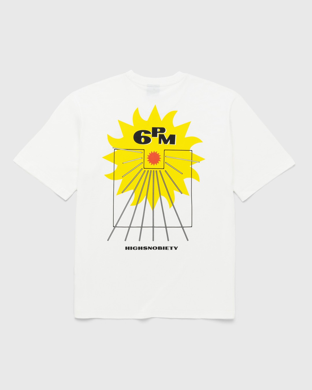 6PM x Highsnobiety – BERLIN, BERLIN 3 Logo T-Shirt White - Tops - Beige - Image 1