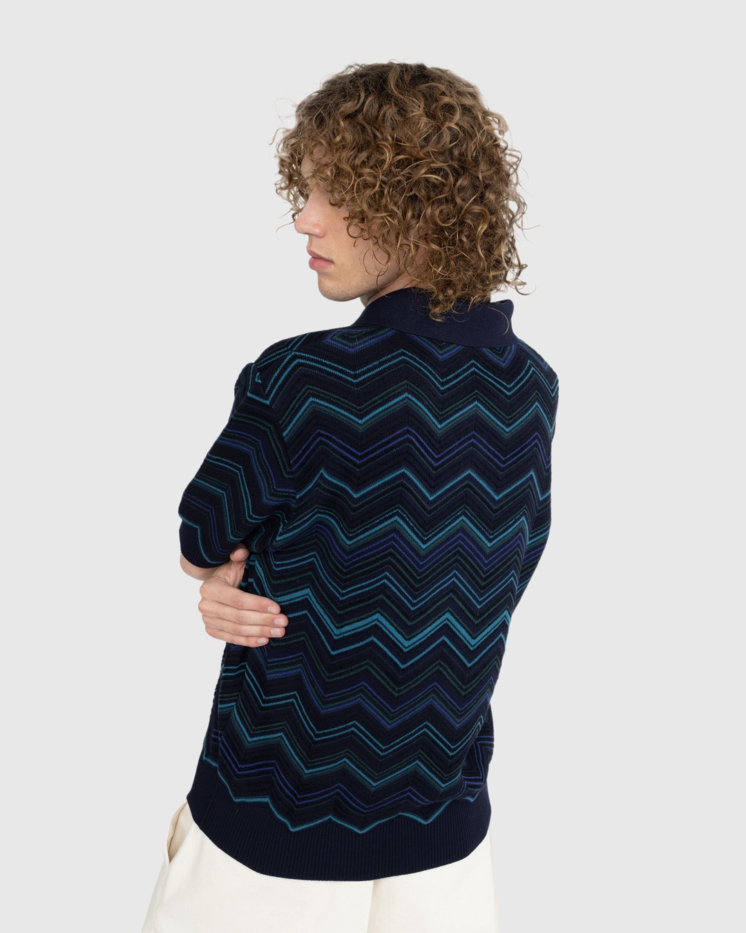Missoni zigzag short-sleeved shirt - Green