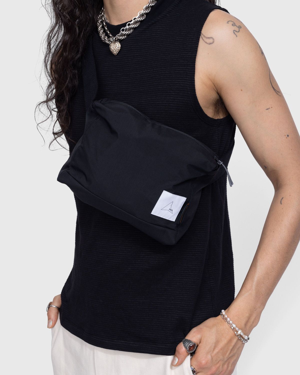 ROA – Waterproof Crossbody Bag Black - Bags - Black - Image 4