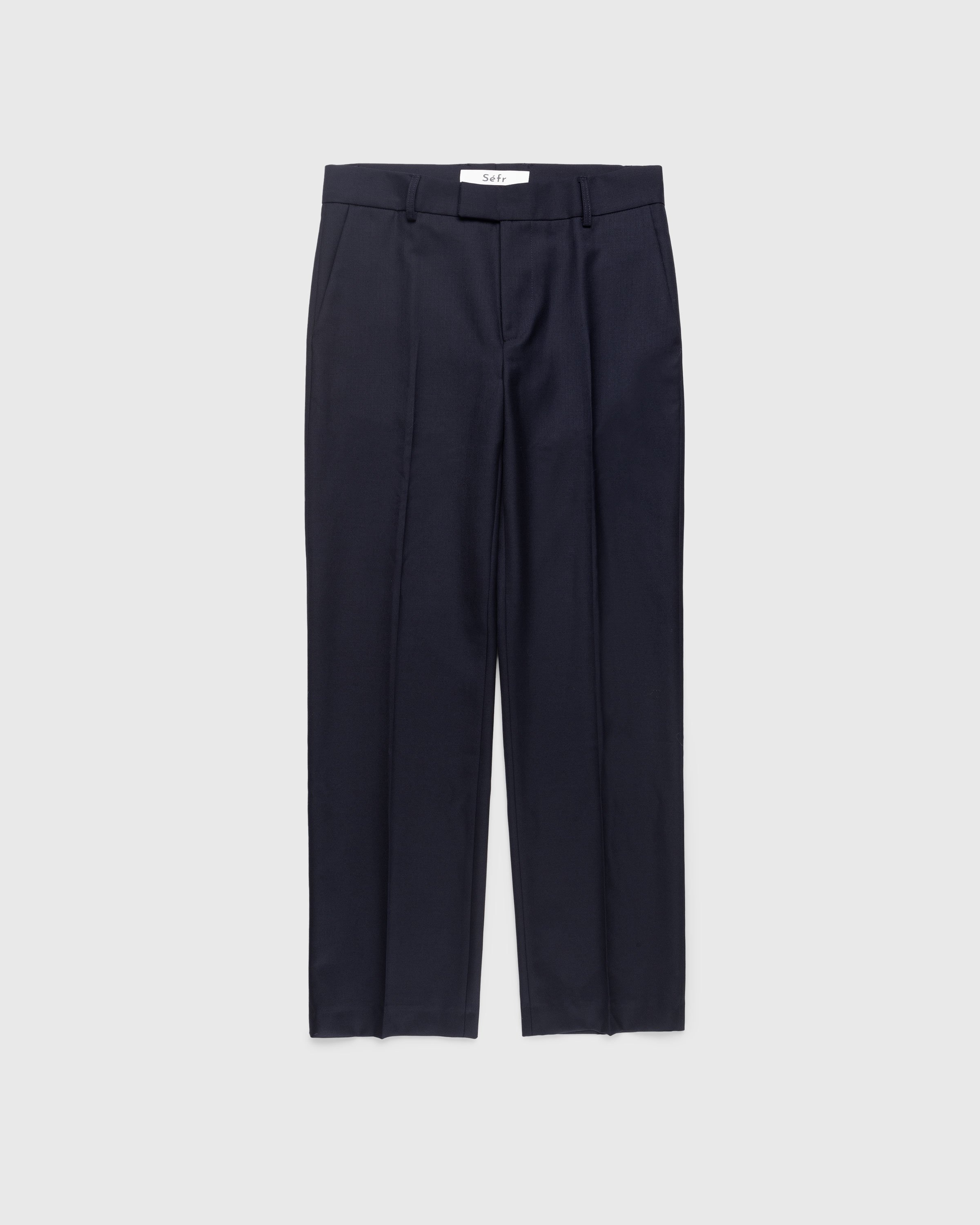Séfr – Mike Suit Trouser Dark Navy - Pants - Blue - Image 1