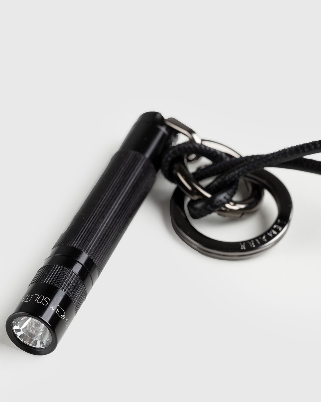 Lemaire – Maglite Leather Necklace Black - Jewelry - Black - Image 4