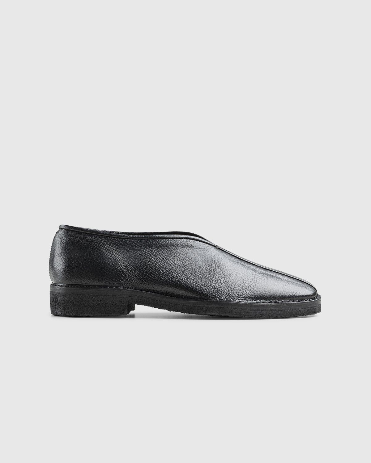 Lemaire – Leather Chinese Slippers Black - Slip-Ons - Black - Image 1