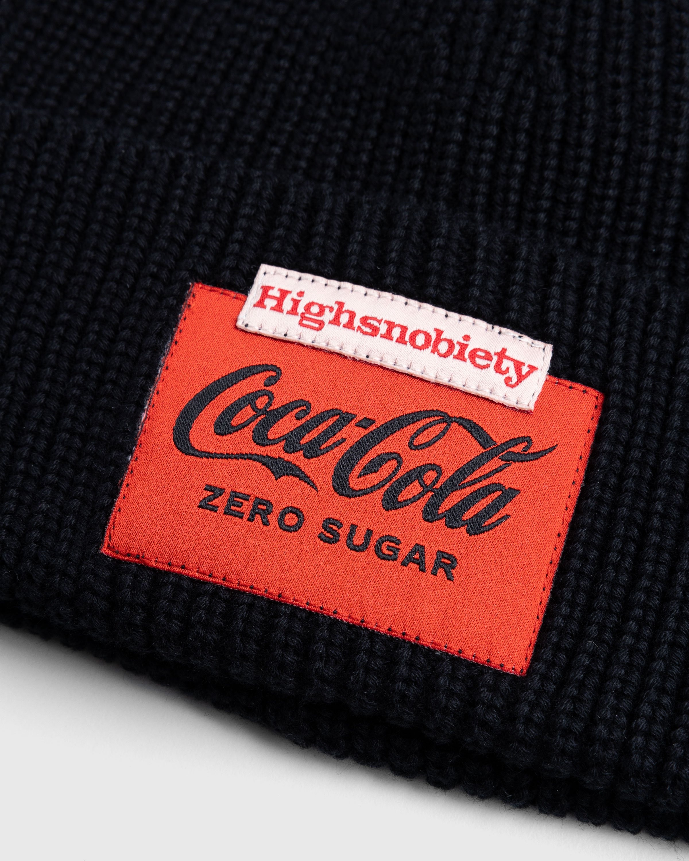 Highsnobiety x Coca Cola Zero Sugar Beanie Black Highsnobiety Shop