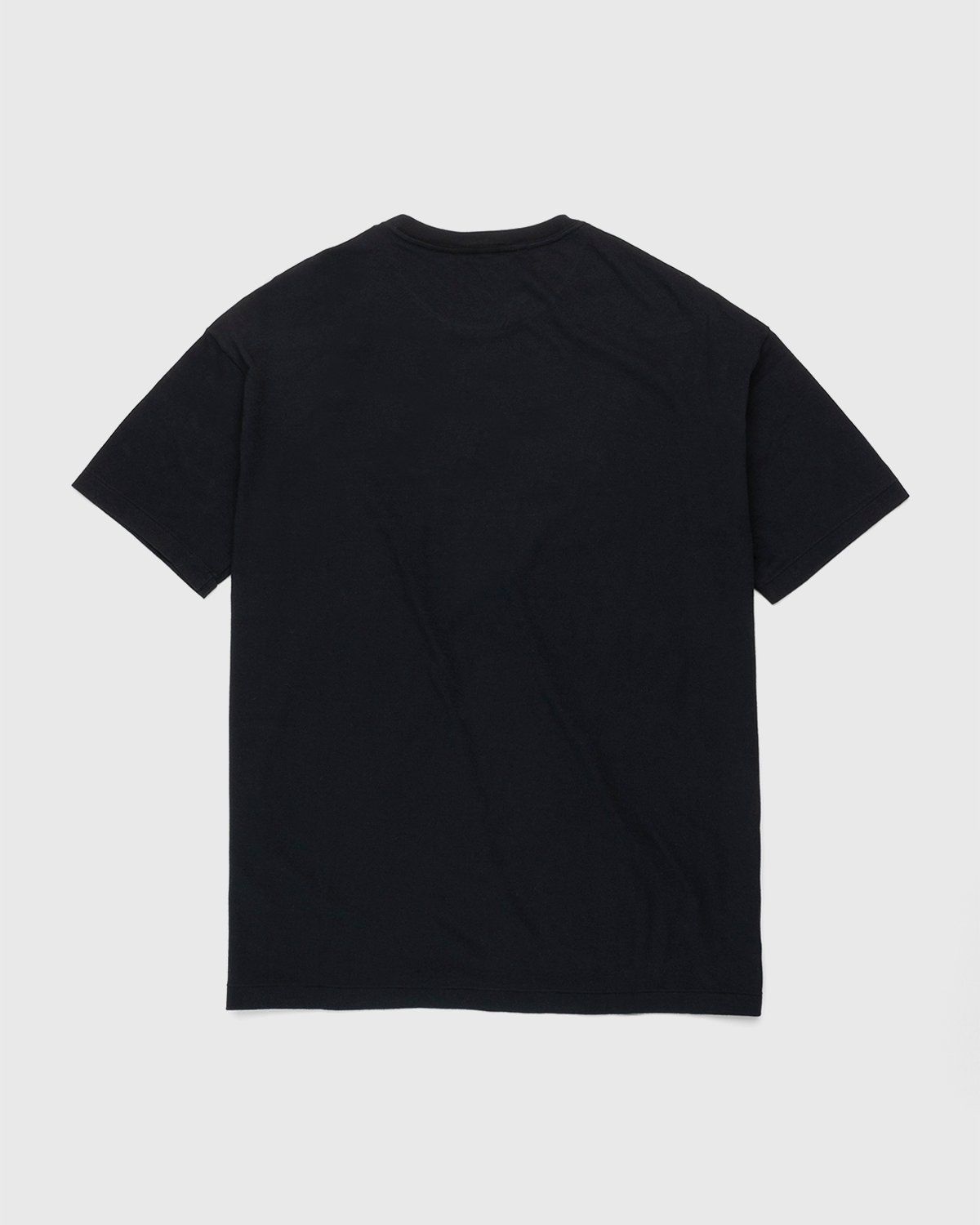 Auralee – Raw Jersey T-Shirt Black - Tops - Black - Image 2