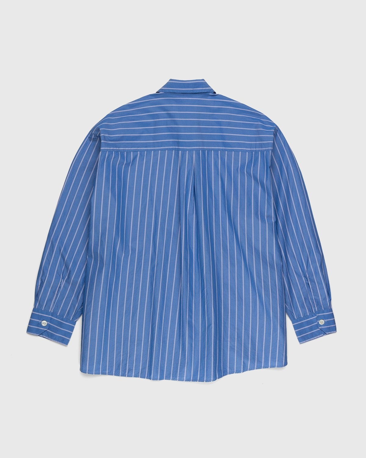 Our Legacy – Borrowed Shirt Blue/White Classic Stripe - Shirts - Blue - Image 2