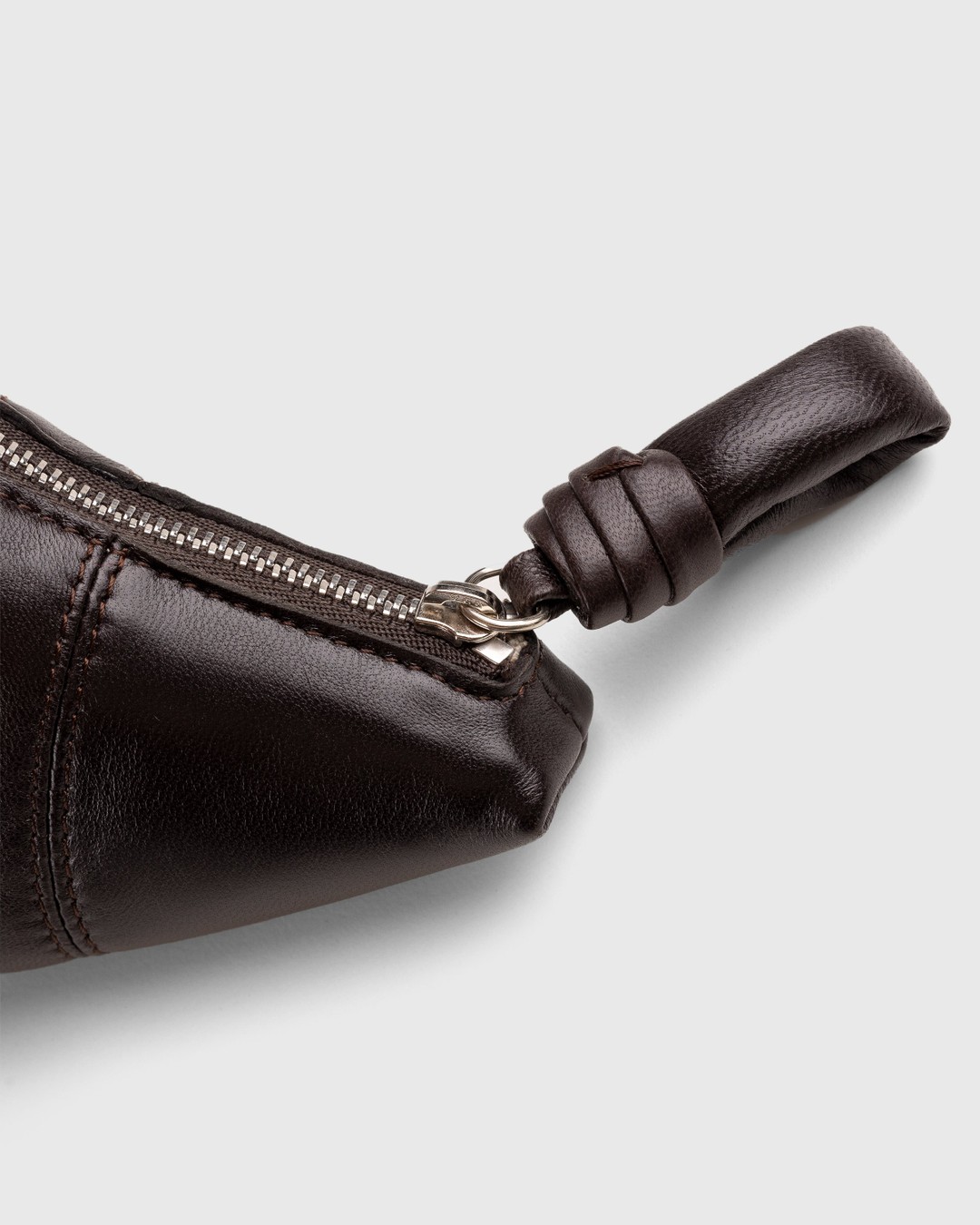 Lemaire x Highsnobiety – Not In Paris 4 Croissant Coin Purse Dark Chocolate - Wallets - Black - Image 3
