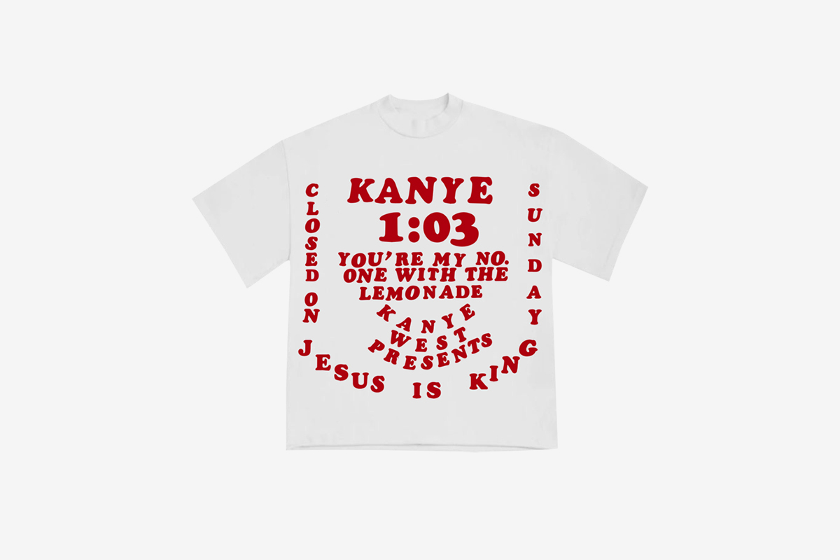 Kanye West Cactus Plant Flea Market Jesus Is King T-shirt