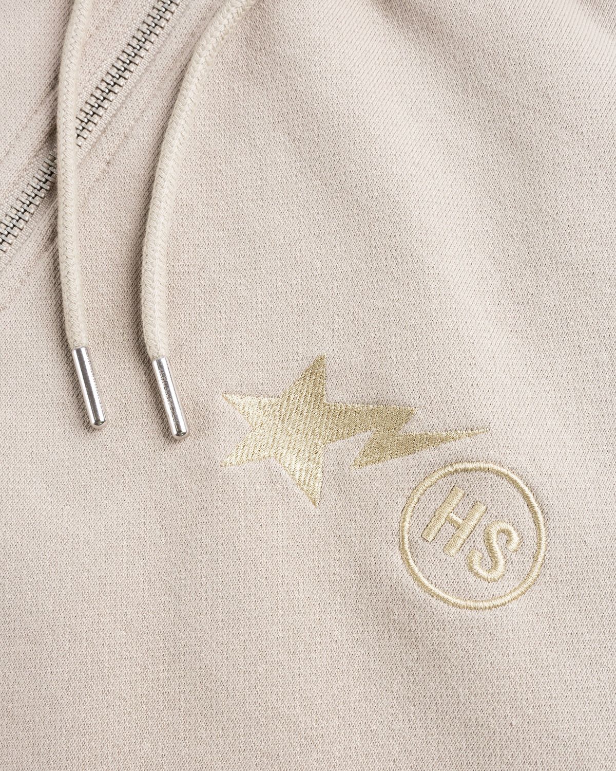 BAPE x Highsnobiety – Heavy Washed Zip Hoodie Beige - Sweats - Beige - Image 5
