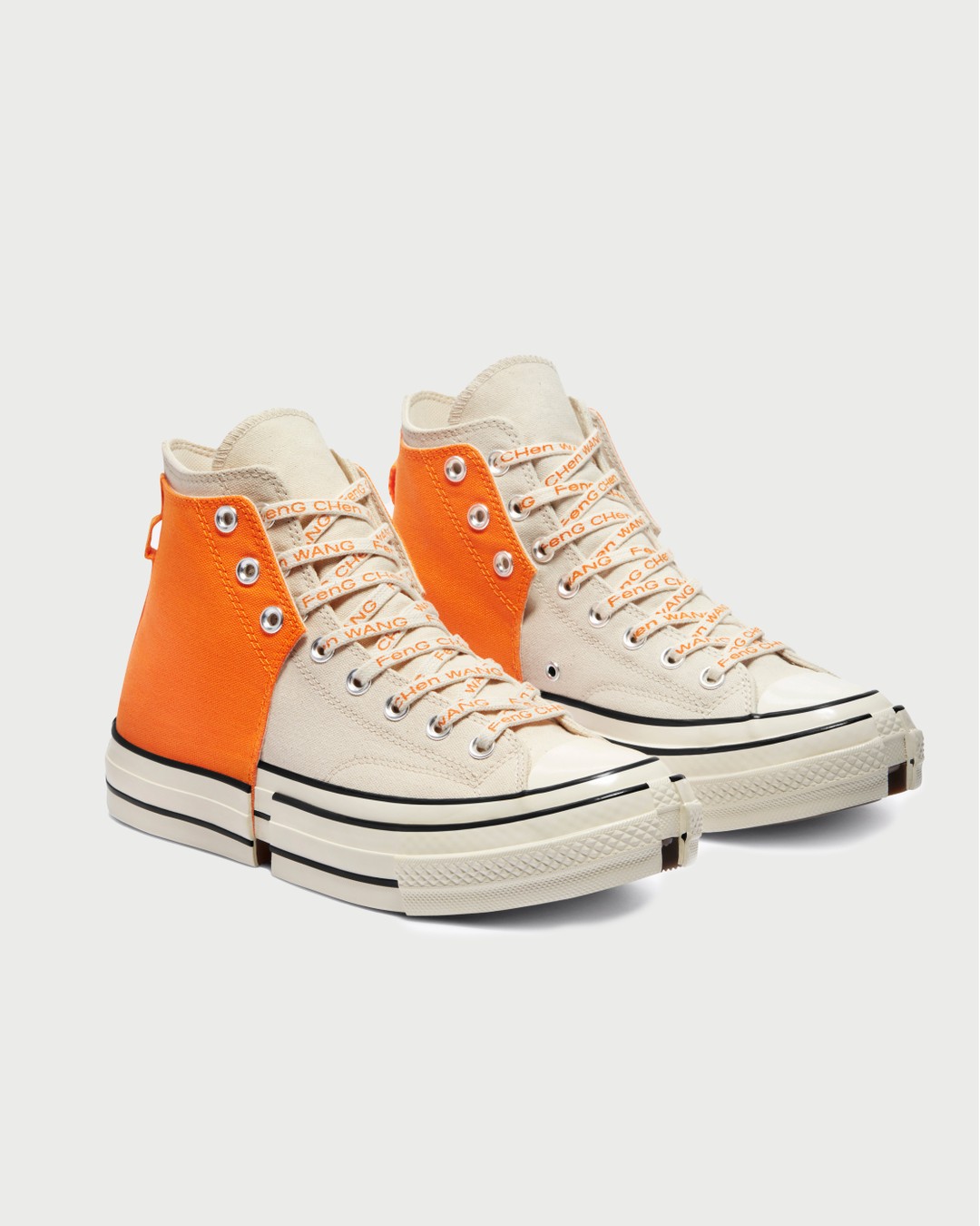 Converse x Feng Chen Wang – 2-in-1 Chuck 70 High Persimmon Orange - Sneakers - Orange - Image 2