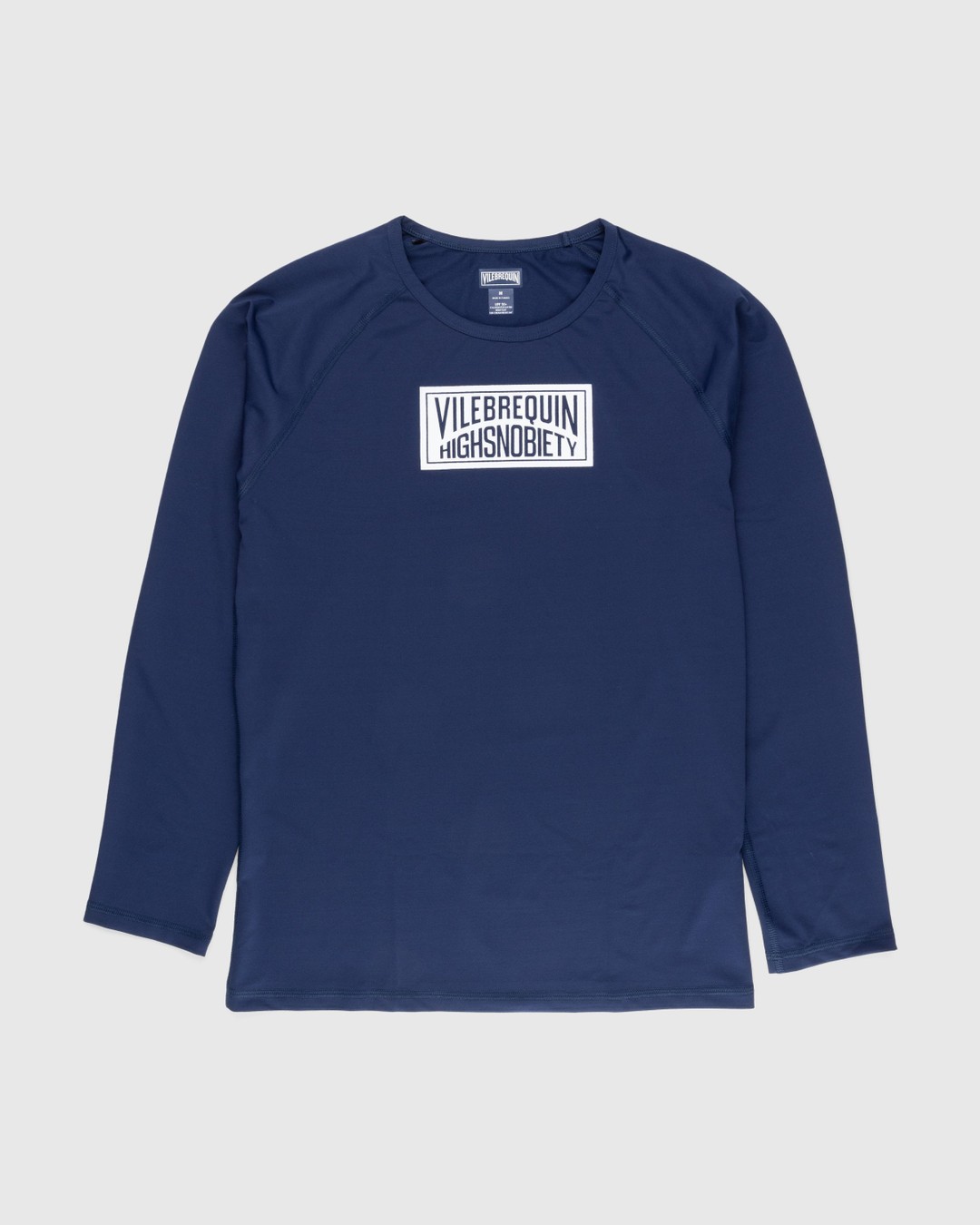 Vilebrequin x Highsnobiety – Long Sleeve Logo Rashguard Navy - Longsleeves - Navy - Image 1