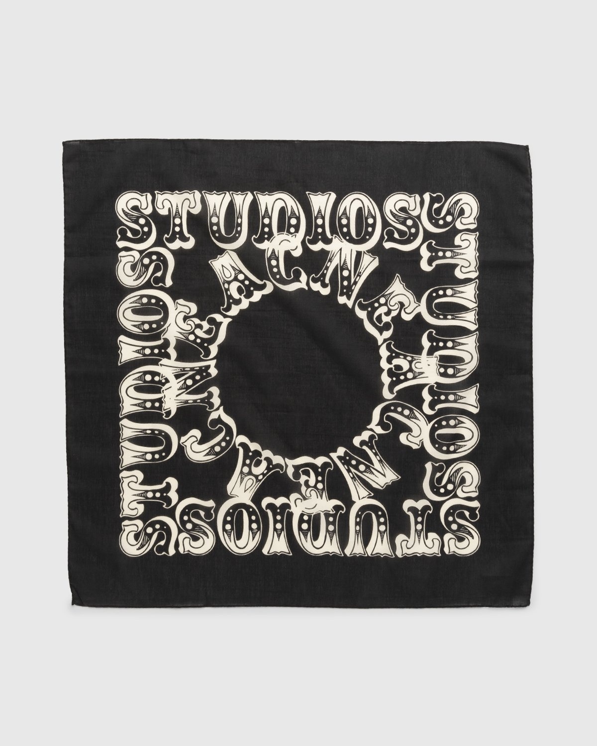 Acne Studios – Circus Font Scarf Black - Scarves - Black - Image 2