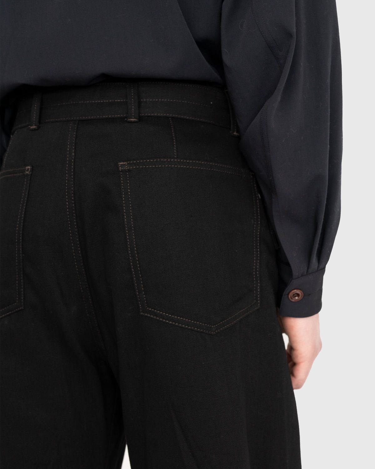 Lemaire – Twisted Belted Pants Black - Pants - Black - Image 5