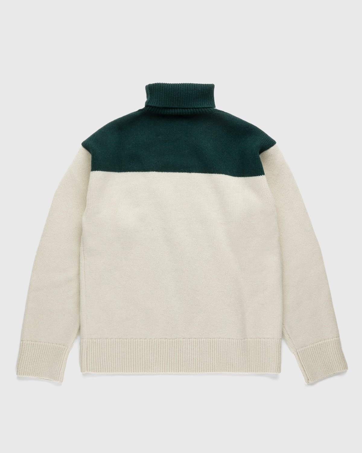 Jil Sander – Cashmere High Neck Knit Sweater Green - Knitwear - Green - Image 2