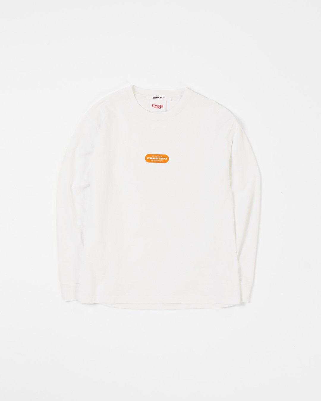 Highsnobiety – Stranger Things Episodes Long Sleeve White - Longsleeves - White - Image 1
