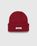 Highsnobiety – Watch Logo Staples Beanie Cardinal Red - Hats - Red - Image 1