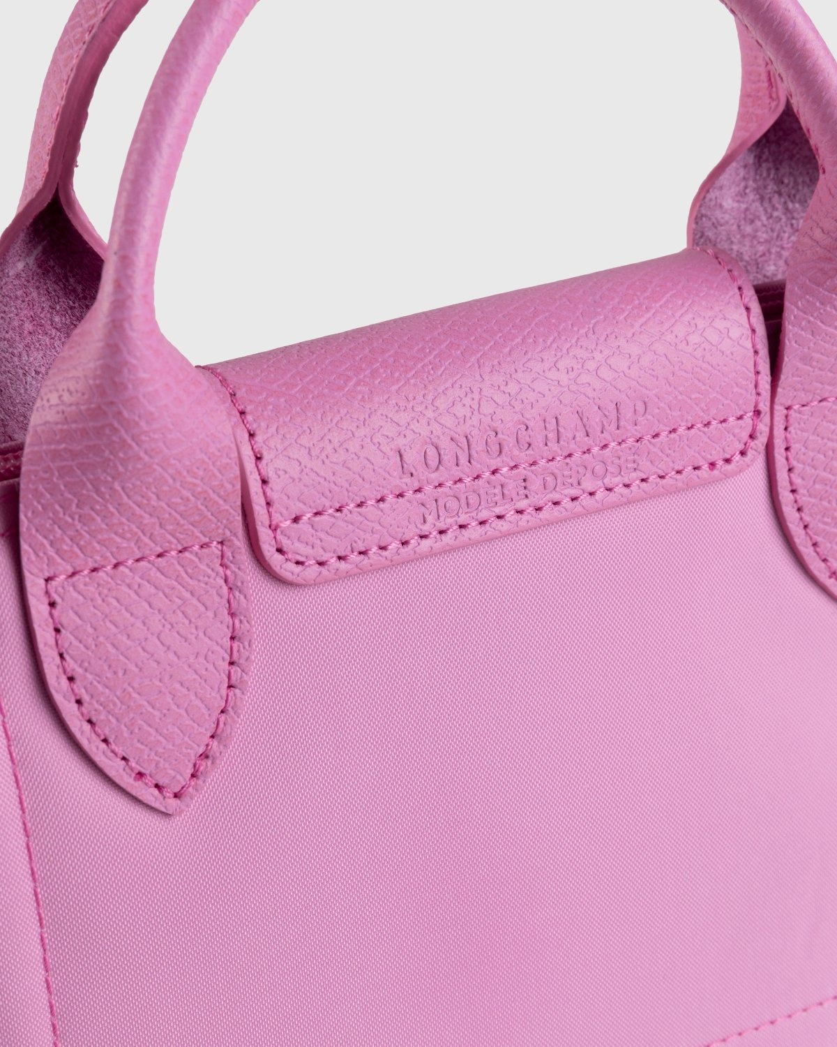 Longchamp x André Saraiva – Le Pliage André Top Handle Bag Pink - Bags - Pink - Image 6