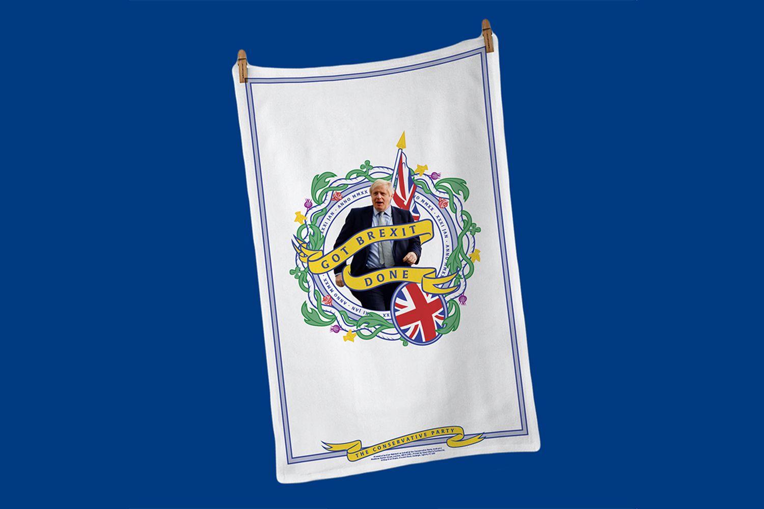 Official Got Brexit Done 2020 Tea Towel